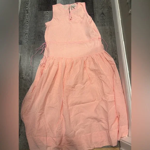 Tuckernuck Pink Sleeveless Midi Dress, Size L - Picture 6 of 6